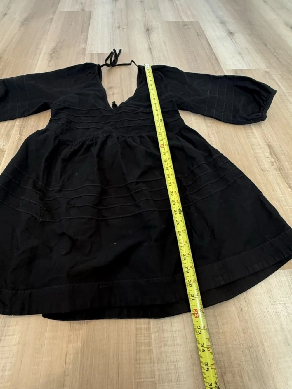 Free People Sweet Surrender Denim Mini in Black Size Small